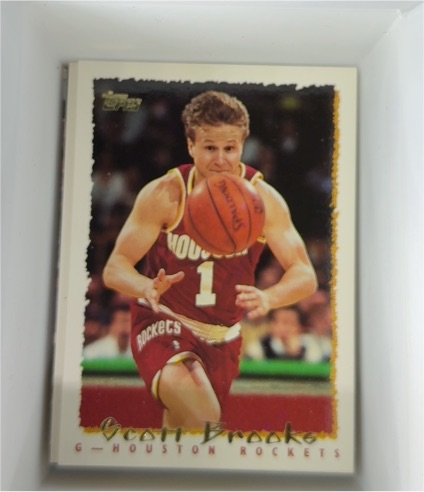 1994-95 Topps Basketball #26 Scott Brooks — front