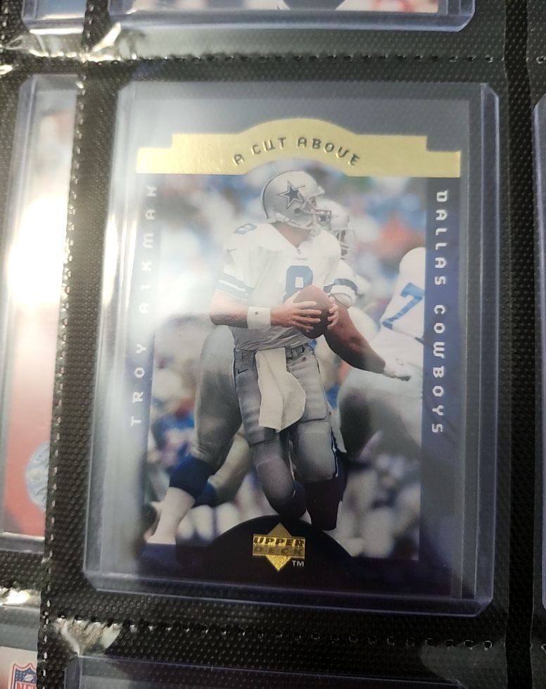 1996 Upper Deck A Cut Above #1 Troy Aikman — front