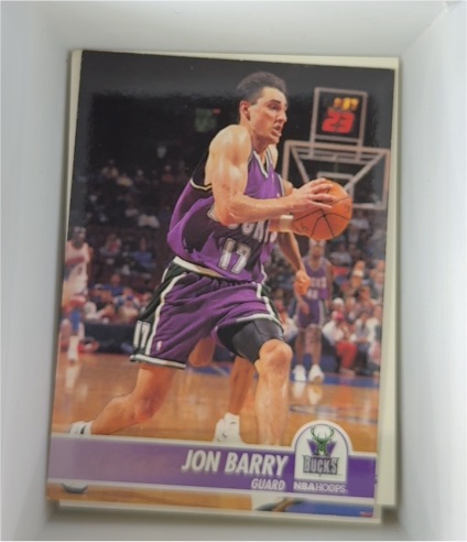 1994-95 NBA Hoops #117 Jon Barry — front