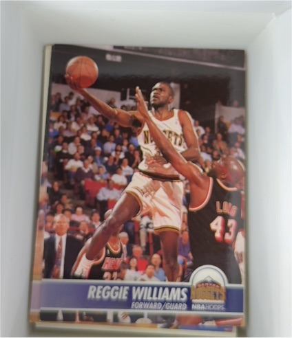 1994-95 Hoops #116 Reggie Williams — front