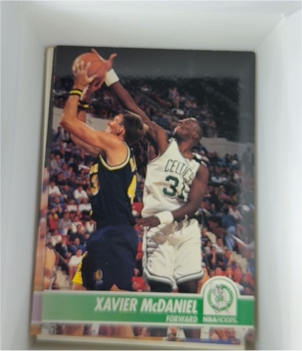 1994 NBA Hoops #12 Xavier McDaniel — front