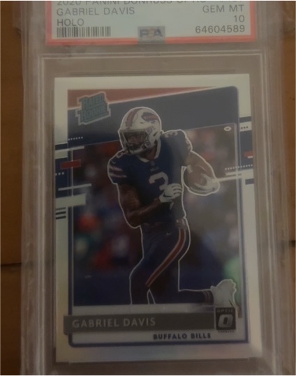 2020 Panini Donruss Optic #187 Gabriel Davis — front