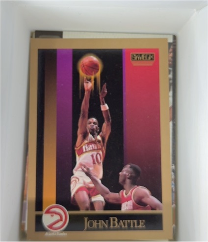 1990-91 SkyBox #1 John Battle — front
