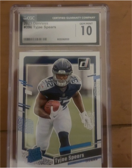 2023 Donruss #396 Tyjae Spears — front
