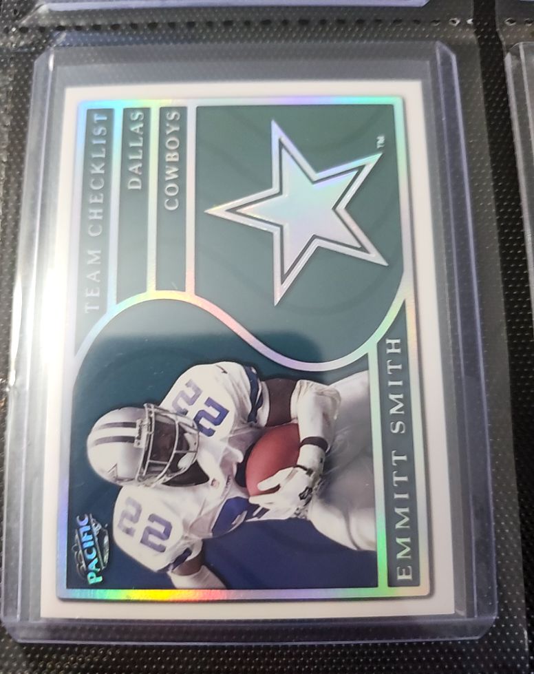 1999 Pacific Team Checklists #9 Emmitt Smith — front
