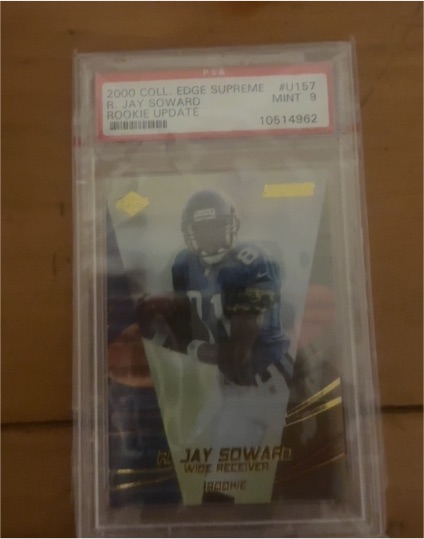 2000 Collector's Edge Supreme #U157 R. Jay Soward Rookie Update — front