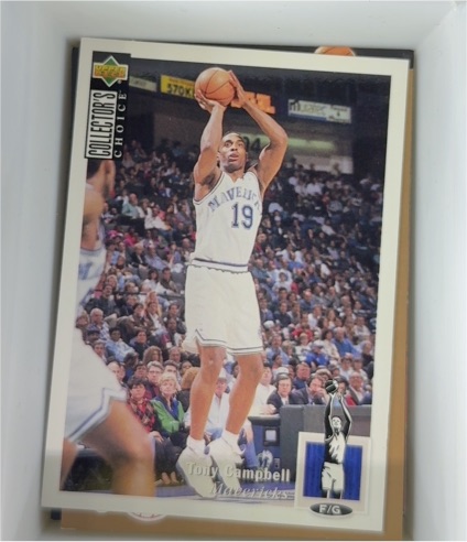 1994-95 Upper Deck Collector's Choice #19 Tony Campbell — front