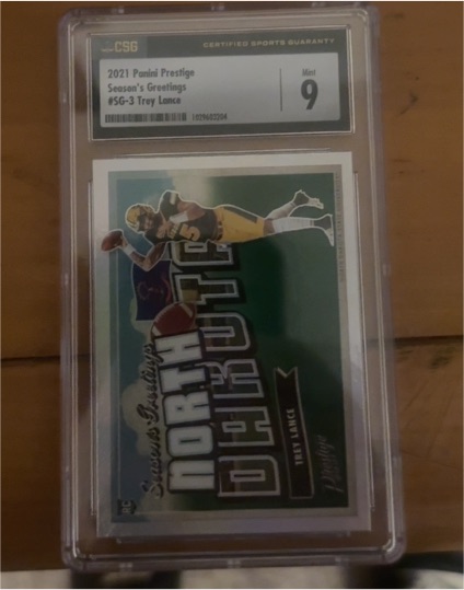 2021 Panini Prestige #SG-3 Trey Lance Seasons Greetings — front