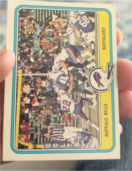 1981 Fleer Team Action #6 Buffalo Bills Defense — front