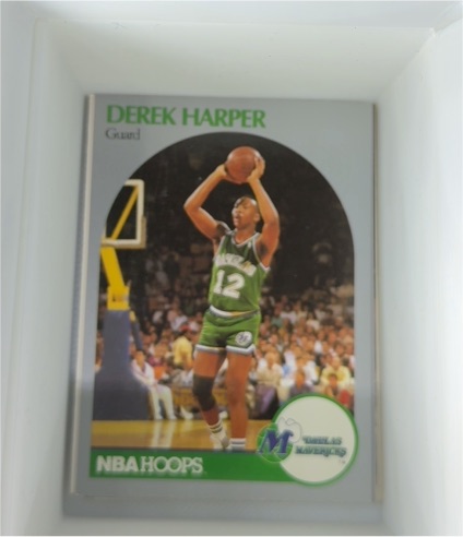1990-91 NBA Hoops #86 Derek Harper — front
