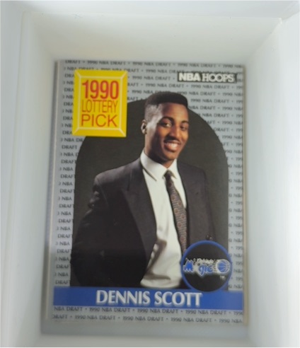 1990 NBA Hoops #393 Dennis Scott — front