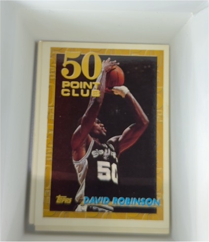 1993-94 Topps 50 Point Club #52 David Robinson — front