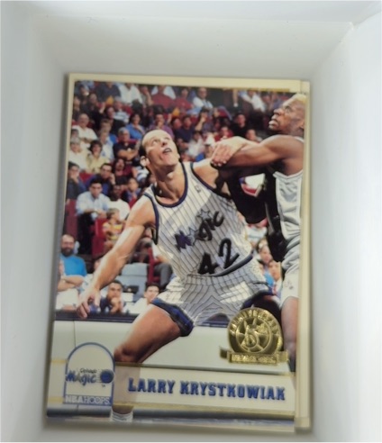 1993-94 Hoops #382 Larry Krystkowiak — front
