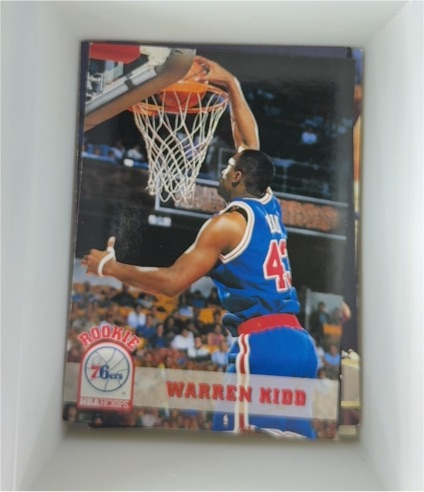 1993-94 NBA Hoops #387 Warren Kidd — front