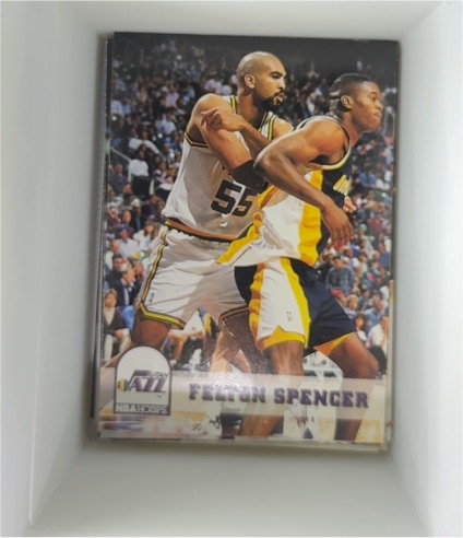 1993-94 NBA Hoops #414 Felton Spencer — front