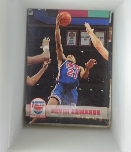 1993-94 NBA Hoops #370 Kevin Edwards — front