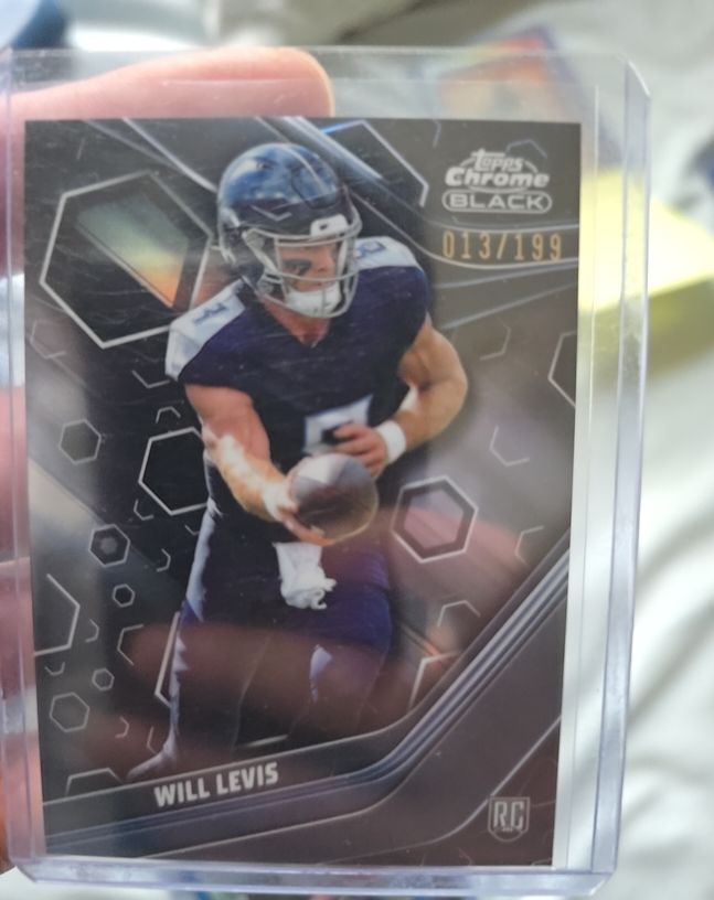 2023 Topps Composite Topps Chrome Black #149 Will Levis — front