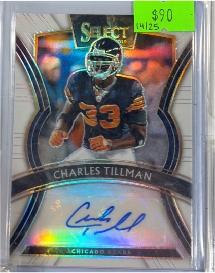 2019 Panini Select Signatures #SP-CT Charles Tillman — front