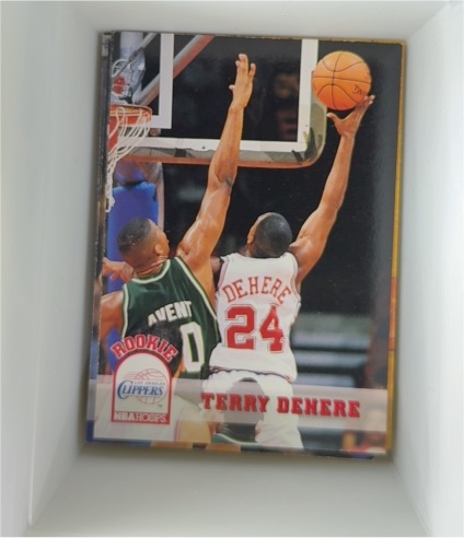 1993-94 Hoops #351 Terry Dehere — front