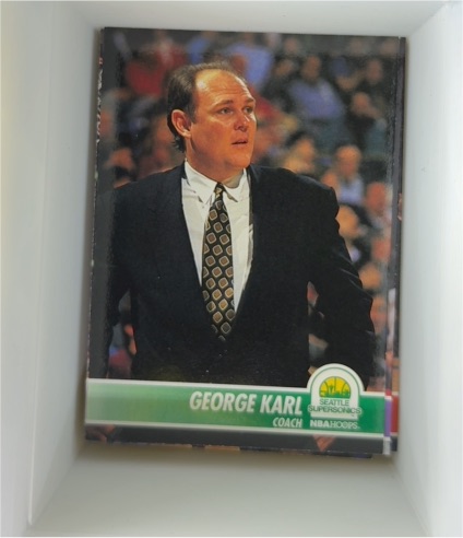 1994-95 NBA Hoops #294 George Karl — front