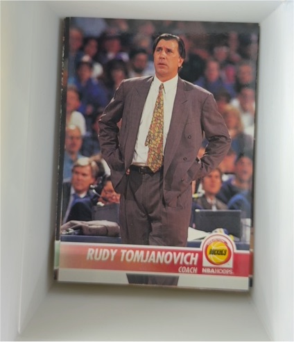 1993-94 NBA Hoops #239 Rudy Tomjanovich — front