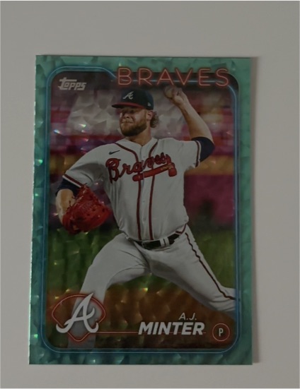 2024 Topps Series 2 #539 A.J. Minter — front