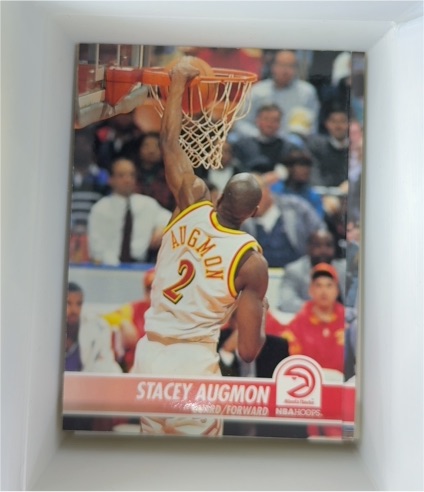 1994-95 NBA Hoops #1 Stacey Augmon — front