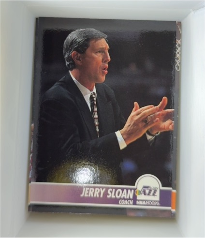 1994-95 NBA Hoops #295 Jerry Sloan — front