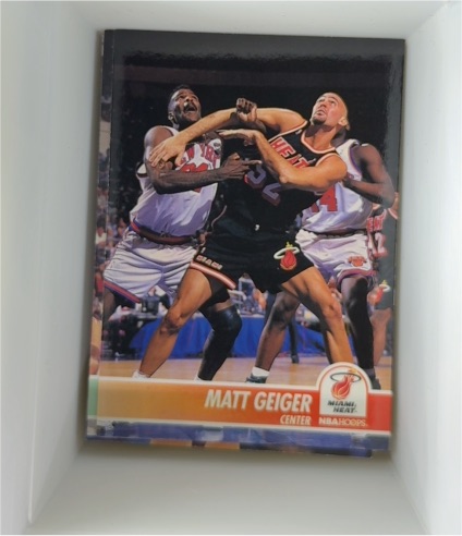 1994-95 NBA Hoops #111 Matt Geiger — front