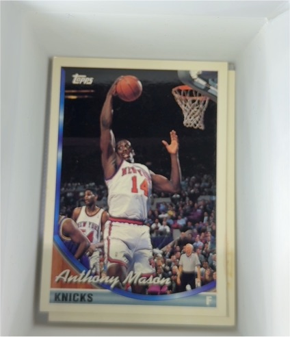 1992 Topps #14 Anthony Mason — front