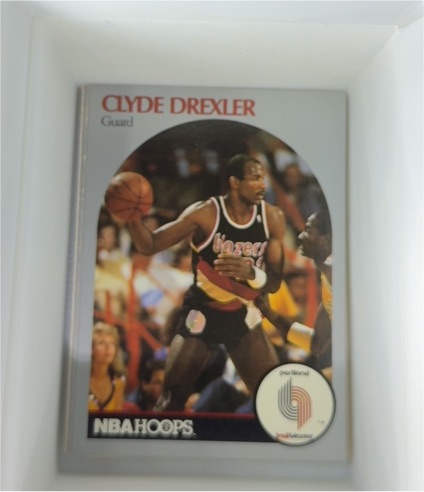 1990 NBA Hoops #245 Clyde Drexler — front