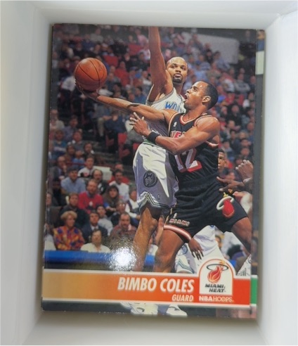 1994-95 NBA Hoops Bimbo Coles — front