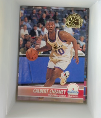 1994-95 NBA Hoops Supreme Court #SC49 Calbert Cheaney — front