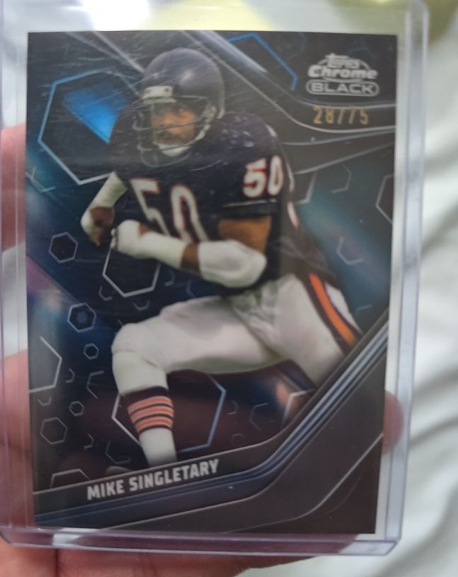 2023 Topps Composite Chrome Black #110 Mike Singletary — front