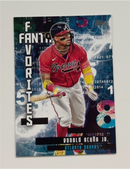2024 Topps Series 2 Fantasy Favorites #FF-4 Ronald Acuna Jr. — front