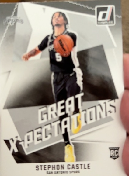 2024-25 Donruss Great X-Pectations #1 Stephon Castle — front