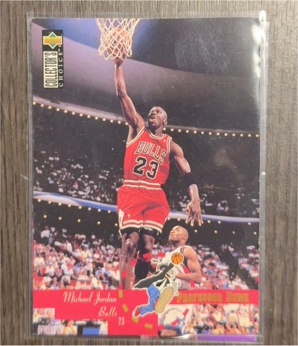 1995-96 Upper Deck Collector's Choice #195 Michael Jordan — front