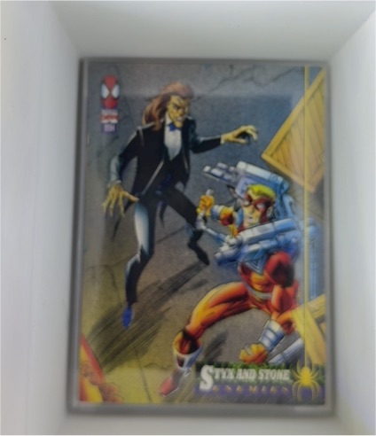 1994 Fleer Marvel Spider-Man #35 Styx and Stone — front