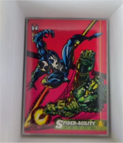 1994 Fleer The Amazing Spider-Man #12 Spider-Agility Venom — front