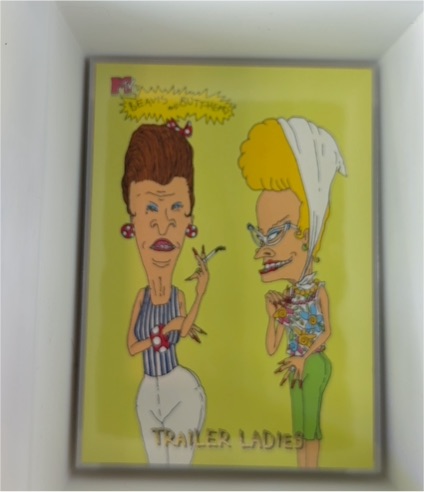 1994 Fleer Ultra Beavis and Butt-Head #7369 Trailer Ladies — front