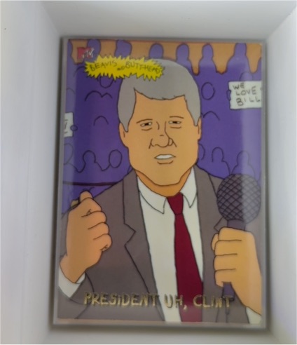 1994 Fleer Ultra Beavis and Butt-Head #8569 President Uh Clint — front