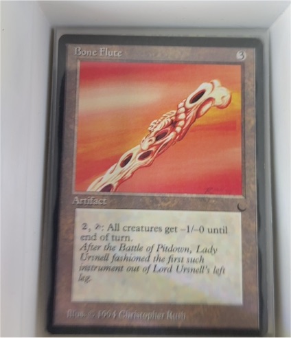 1994 Magic: The Gathering The Dark Bone Flute — front