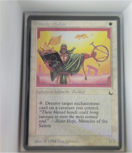 1994 Magic: The Gathering The Dark Miracle Worker — front