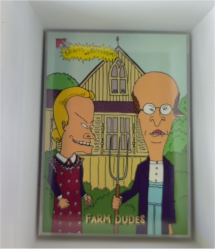 1994 Fleer Ultra #7969 Beavis & Butt-Head Farm Dudes — front