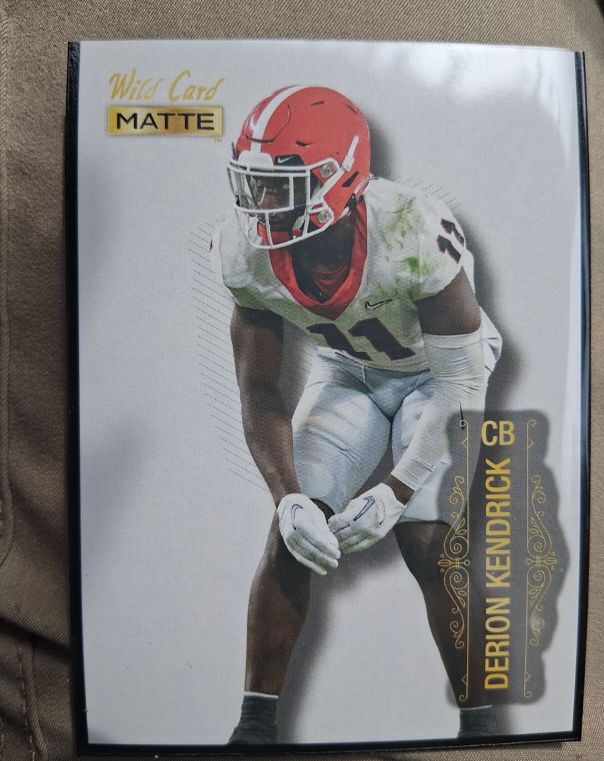 2022 Wild Card Matte #MB-35 Derion Kendrick — front