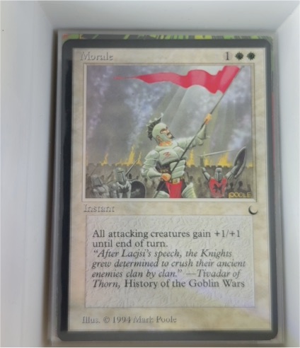 1994 Magic: The Gathering #36 Morale — front