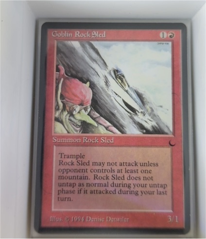 1994 Magic: The Gathering Goblin Rock Sled — front