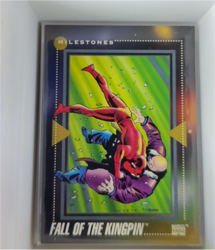 1992 Impel Marvel Universe Series 3 #198 Fall of the Kingpin — front