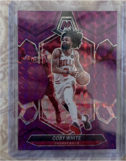 2023-24 Panini Mosaic #106 Coby White — front