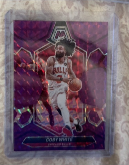 2023-24 Panini Mosaic #106 Coby White — front